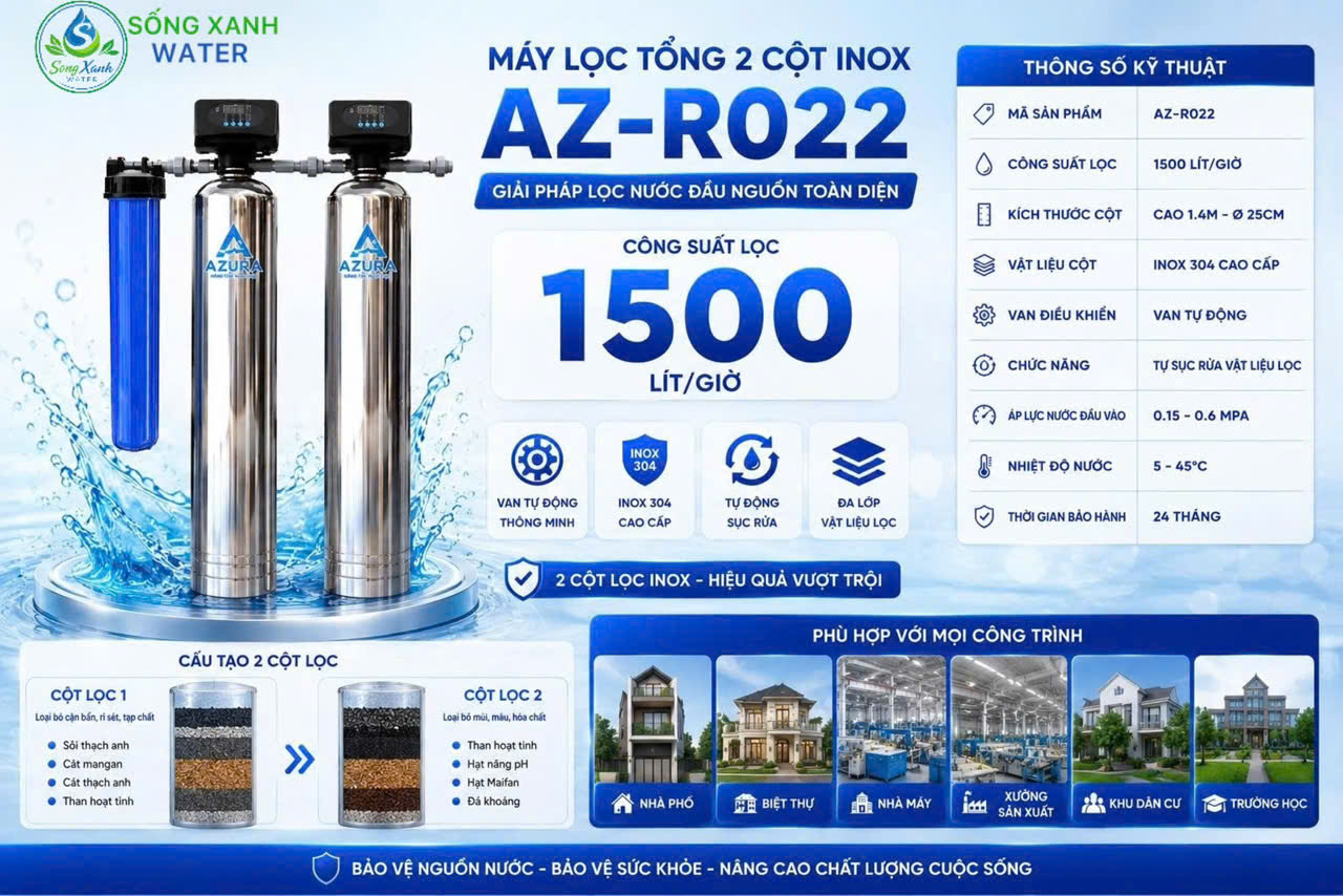 Lọc Tổng 2 Cấp Lọc AZ-R022