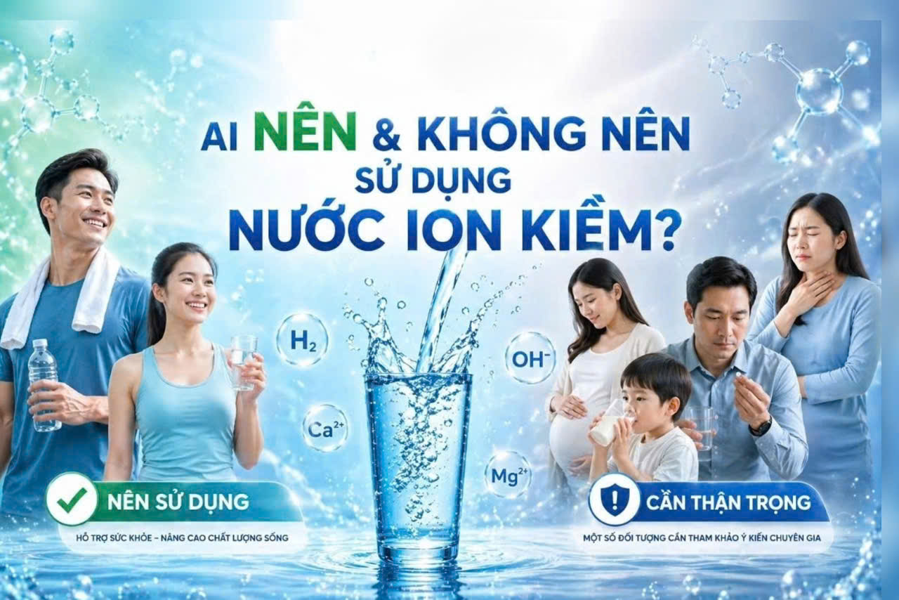 Ai không nên sử dụng nước kiềm