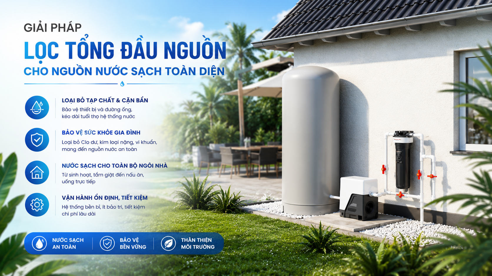 Bộ Lọc Đầu Nguồn STIEBEL HOUSE ACB-2
