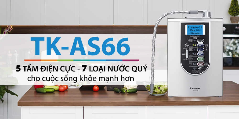 Máy điện giải ion kiềm Panasonic TK-AS66