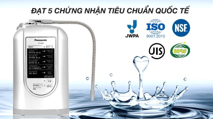 Máy lọc nước điện giải ion kiềm Panasonic TK AS45 (Máy ion kiềm Panasonic TK AS45) nhập khẩu từ Nhật Bản